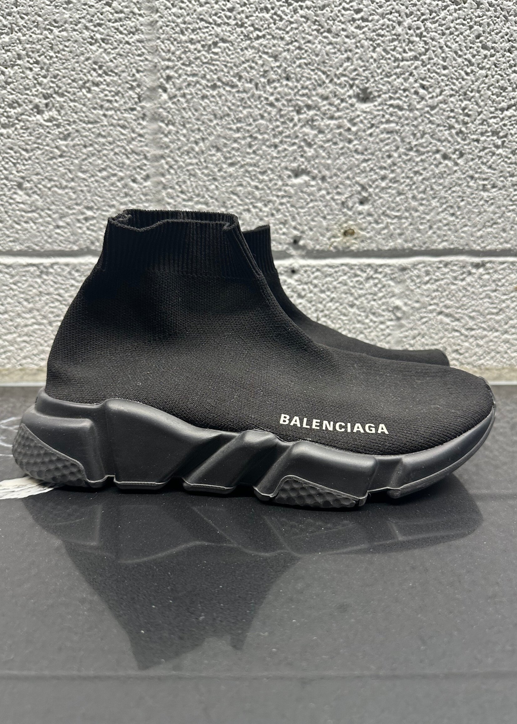 Balenciaga Black On Black Sock Runner 37/7