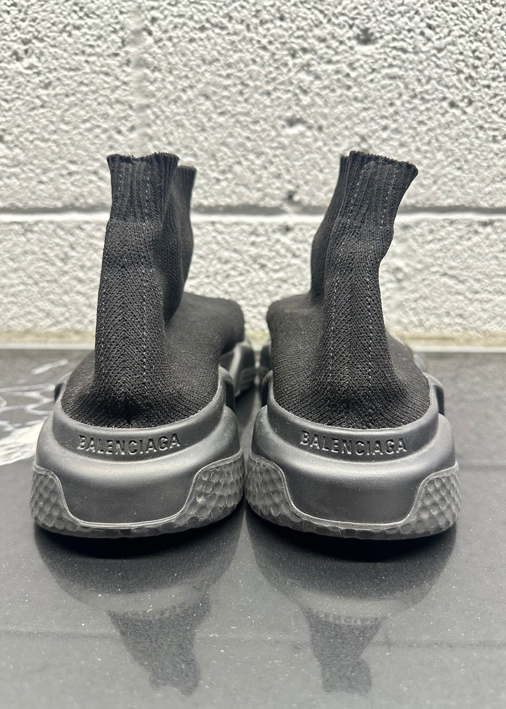 Balenciaga Black On Black Sock Runner 37/7