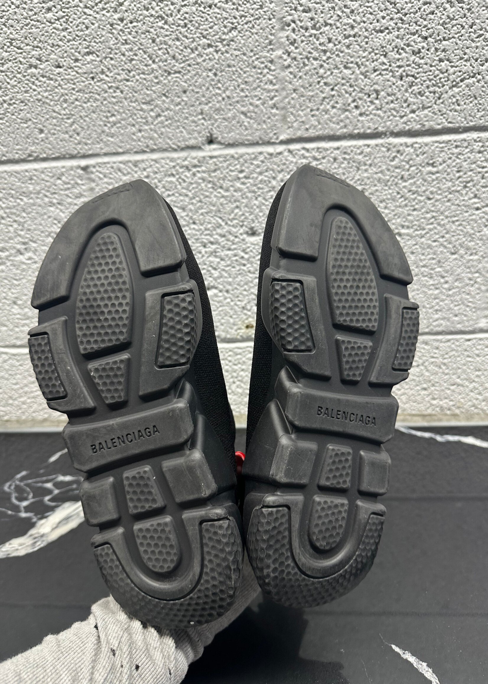 Balenciaga Black On Black Sock Runner 37/7