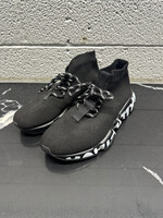 Balenciaga White Black Logo Sock Runner 37/7