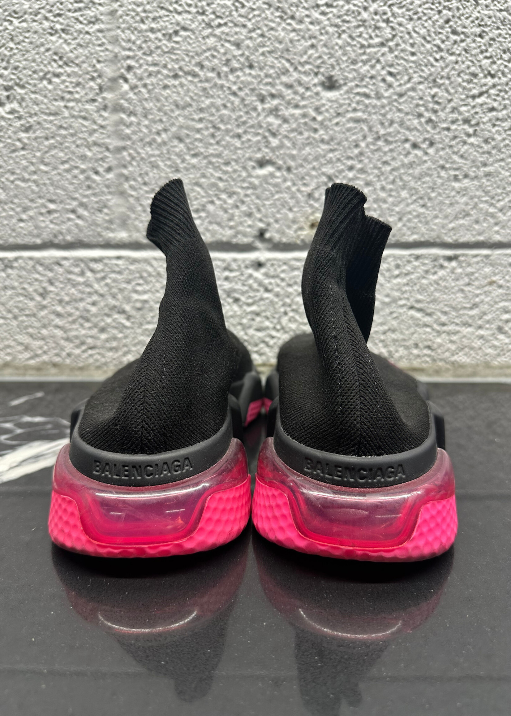 Balenciaga Pink Black Sock Runner 37/7