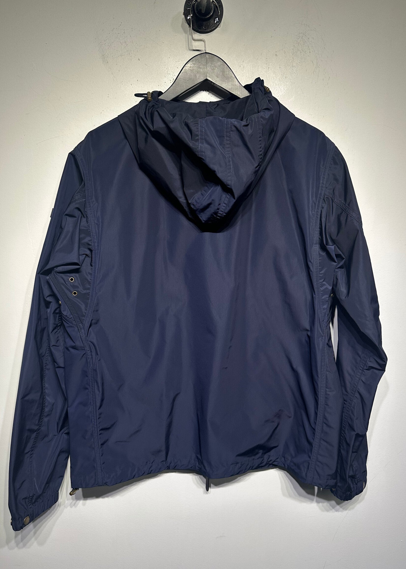 Burberry Navy Blue Hooded Windbreaker Masc XL