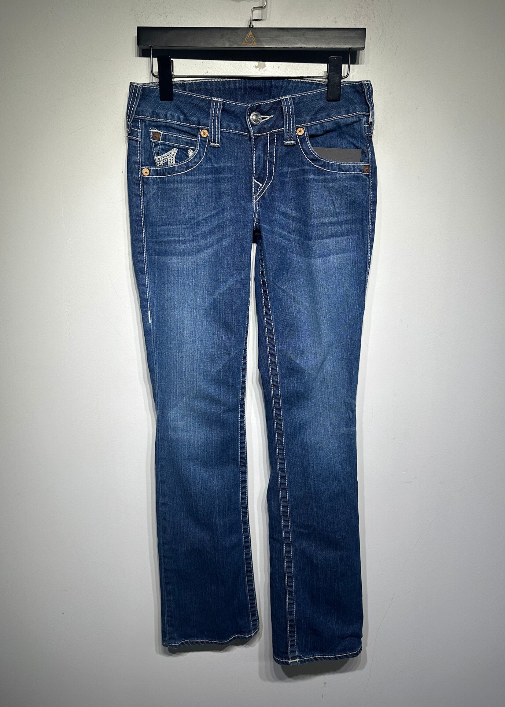 True Religion USA Med Wash Boot Cut Jeans Fem 28