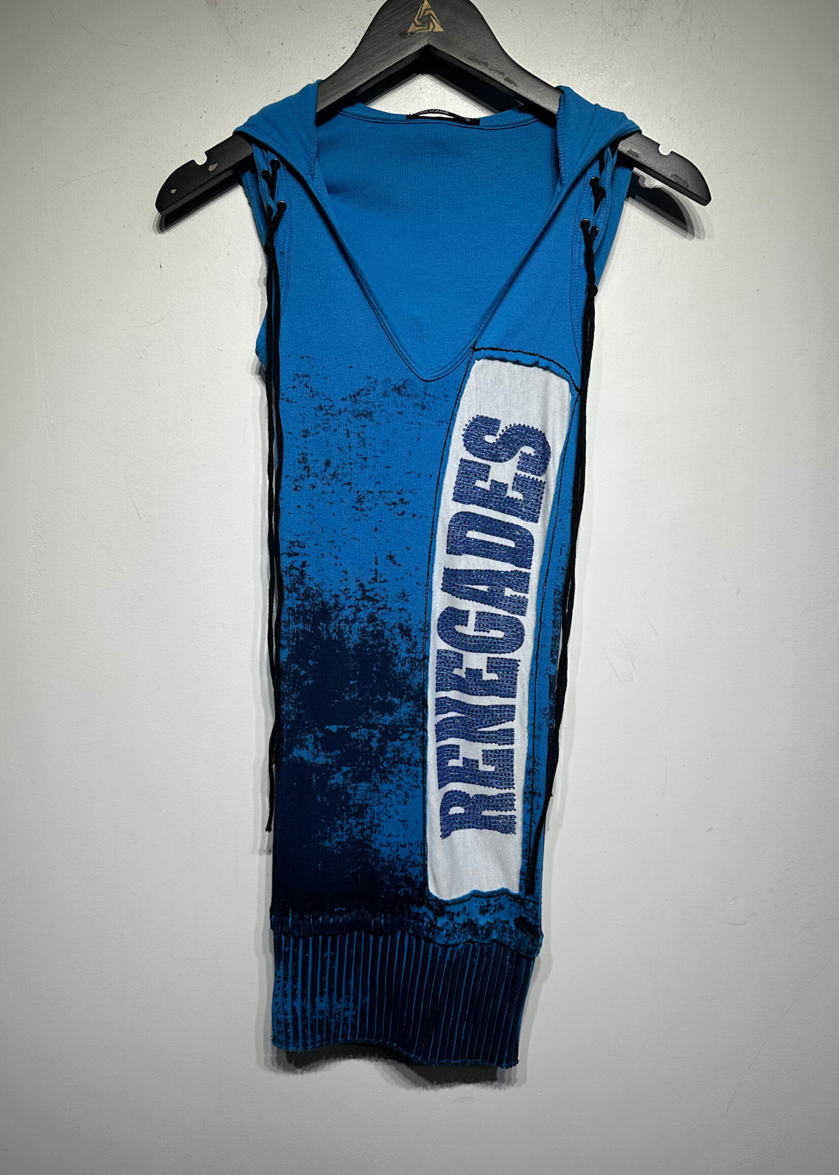 Salvage Y2K Blue Renegades Dress As Is S
