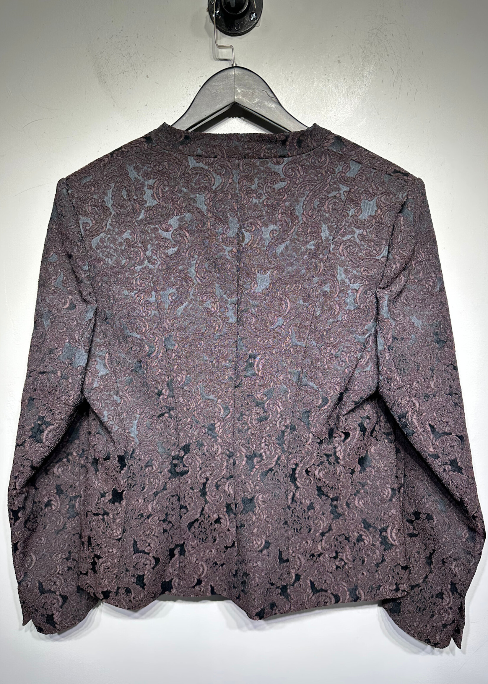 Ted Baker Dark Brownish Red Lace Blazer Fem L