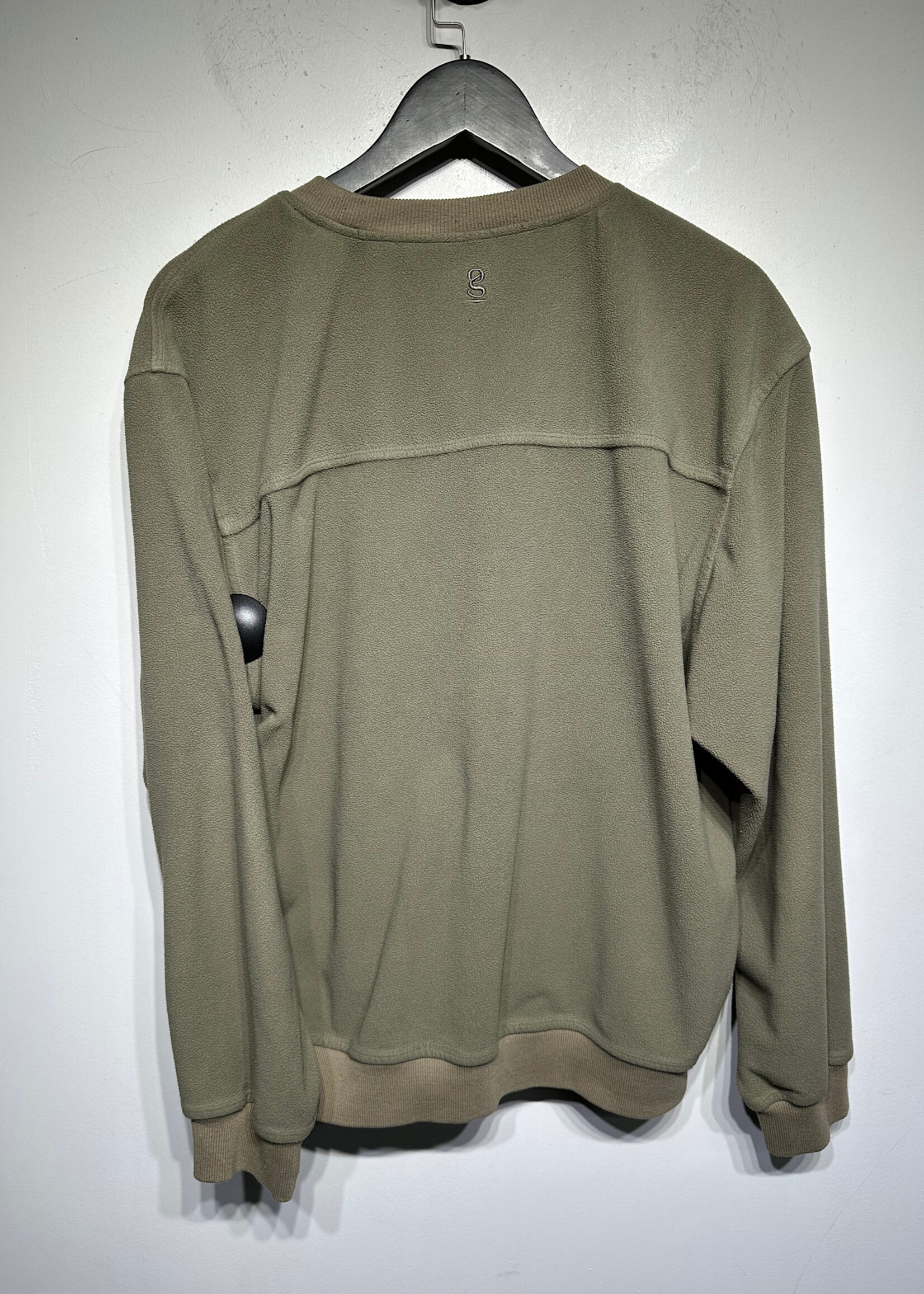 BMW Olive Green Fleece Sweater L