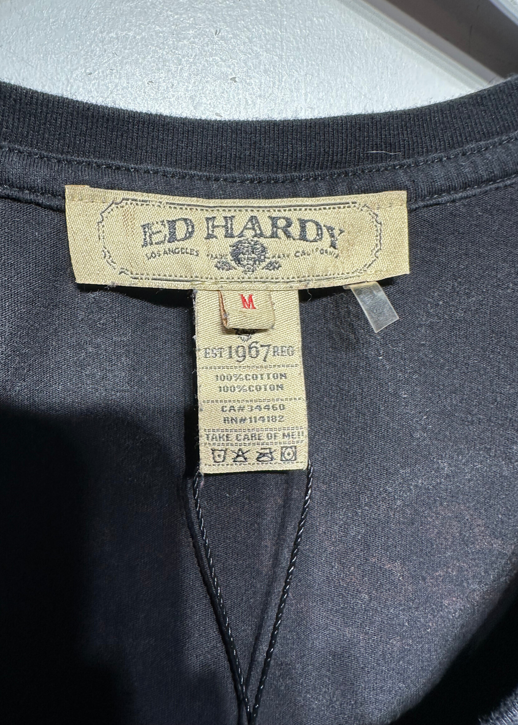 Ed Hardy Y2K Eternal Love Tee Fem M