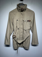 Lauren RL Black Label Tan Nylon Coat Fem XXS