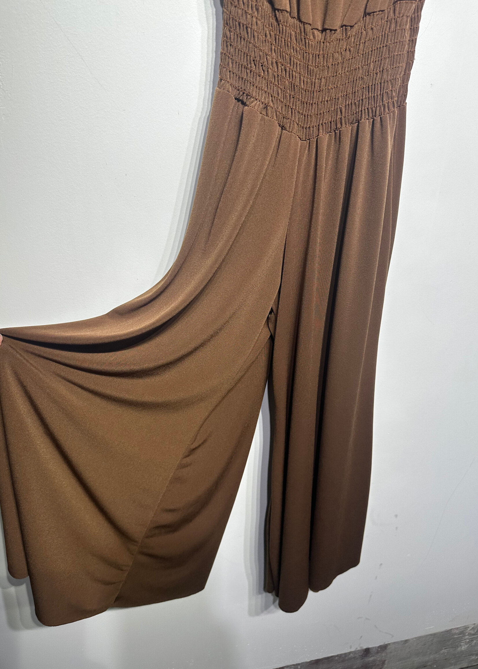 Wet Seal Y2K Brown Strapless Maxi Dress M