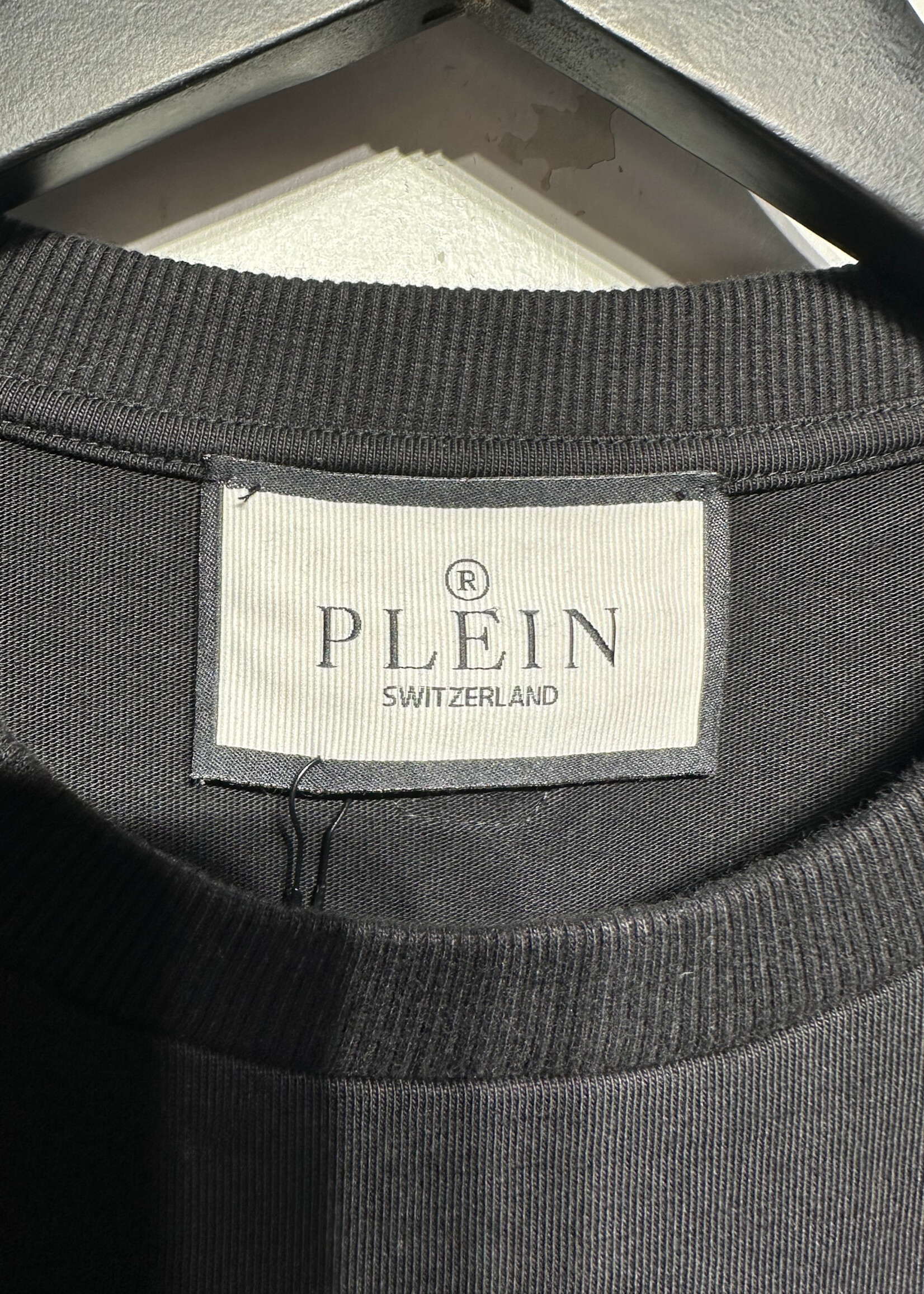 Phillip Plein NWT Black Crop Logo Tee Fem M