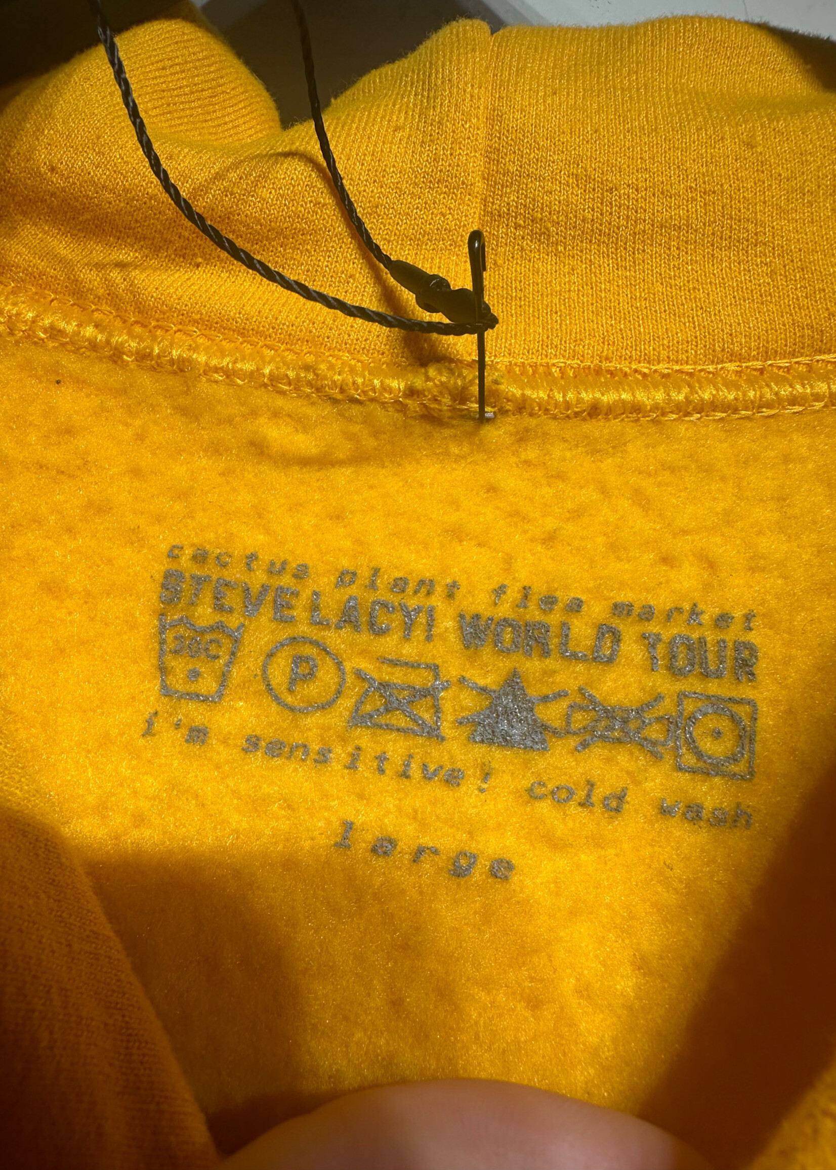 CPFM x Steve Lacy Yellow Hoodie L