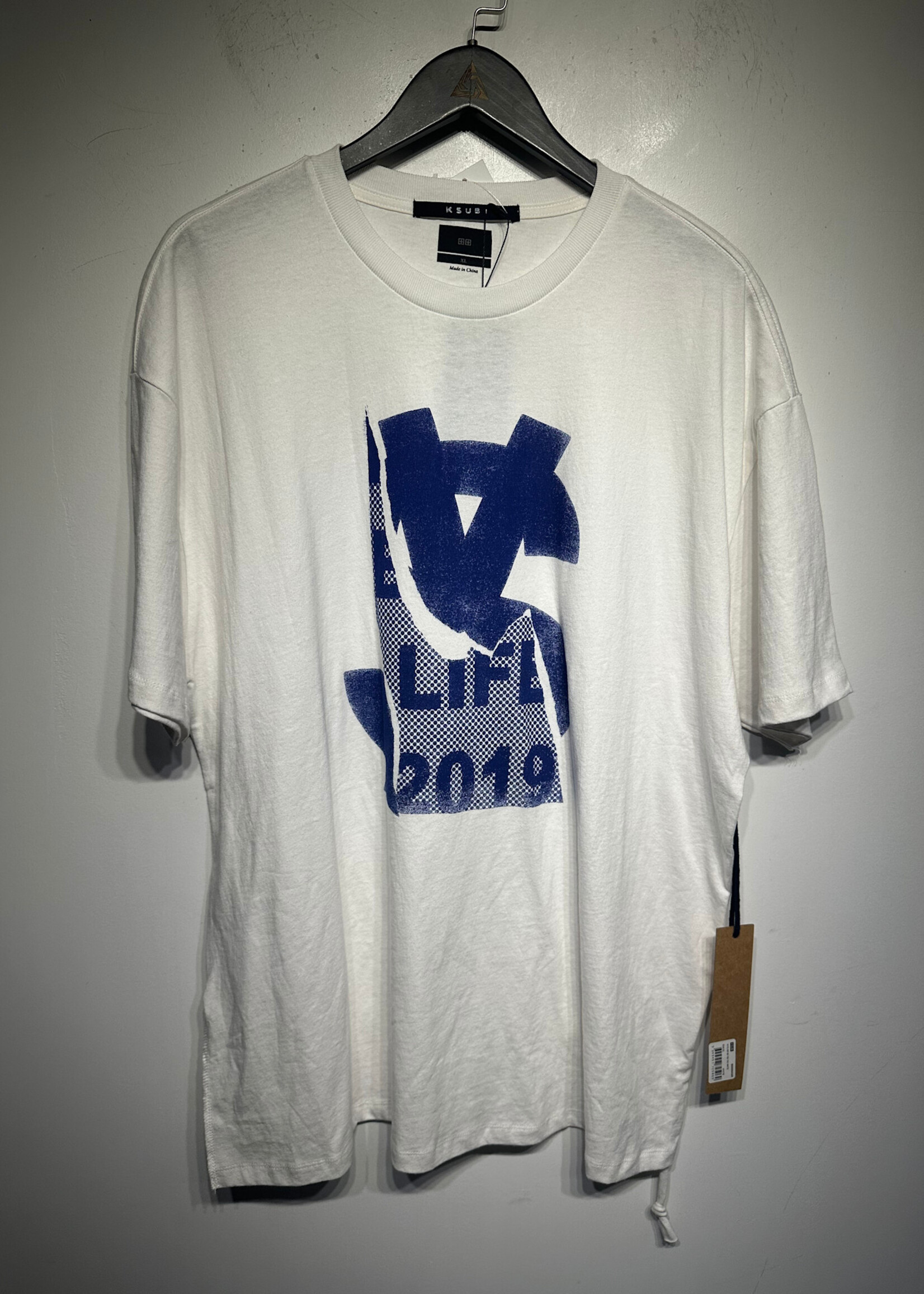NWT Ksubi Life 2019 White Graphic Tee Masc XL