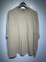 Essentials FOG Tan Heathered Small Logo Tee L