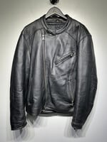 Harley Davidson Black Leather Moto Jacket XL 2