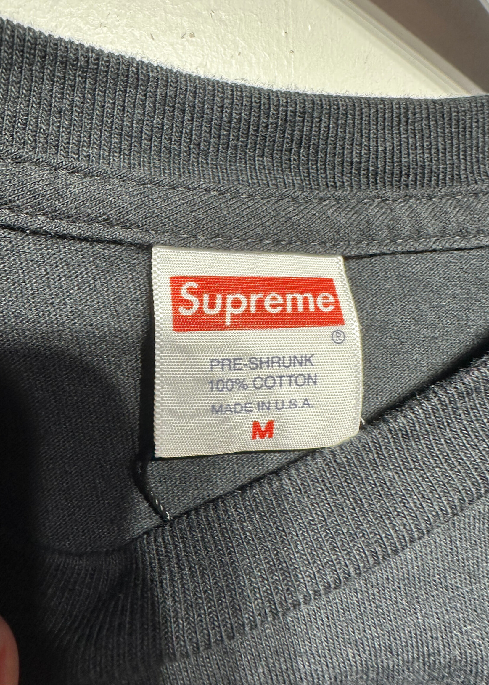 Supreme Black Topless Girl Tee M