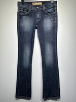 KAN CAN MIDWASH LOWRISE FLARED JEANS 24