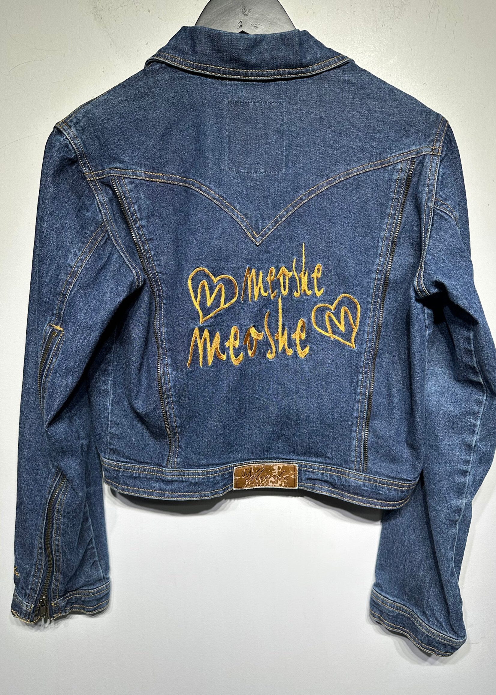 MEOSHE CROPPED ZIPPER JACKET FEM M