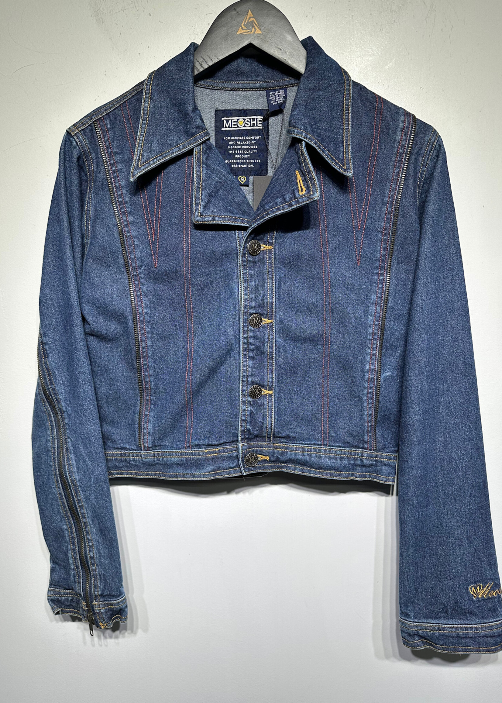 MEOSHE CROPPED ZIPPER JACKET FEM M