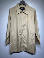 NWT STUSSY BEIGE NYLON JACKET FEM S