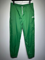 STUSSY GREEN NYLON TRACK PANTS MASC 30