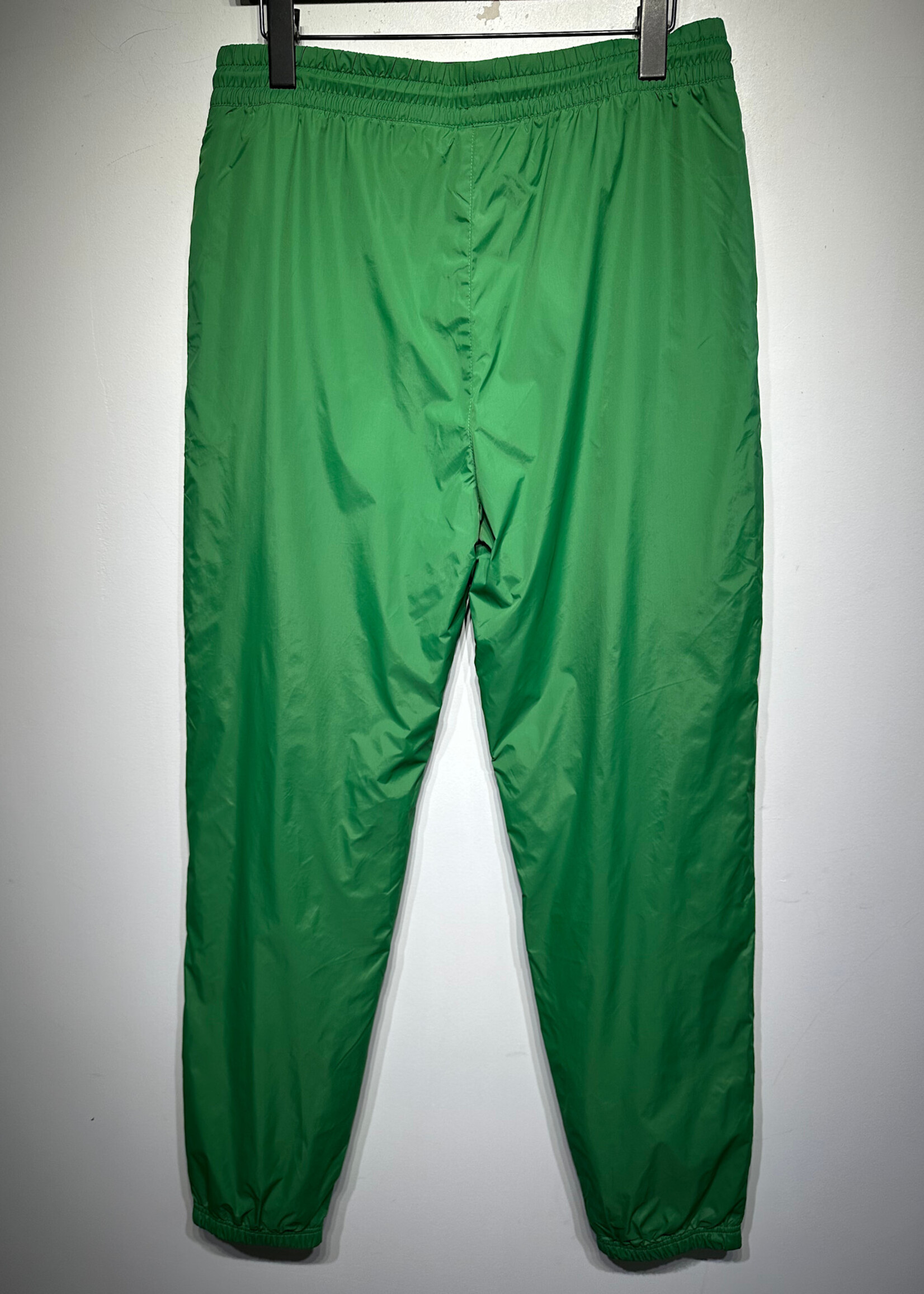 STUSSY GREEN NYLON TRACK PANTS MASC 30