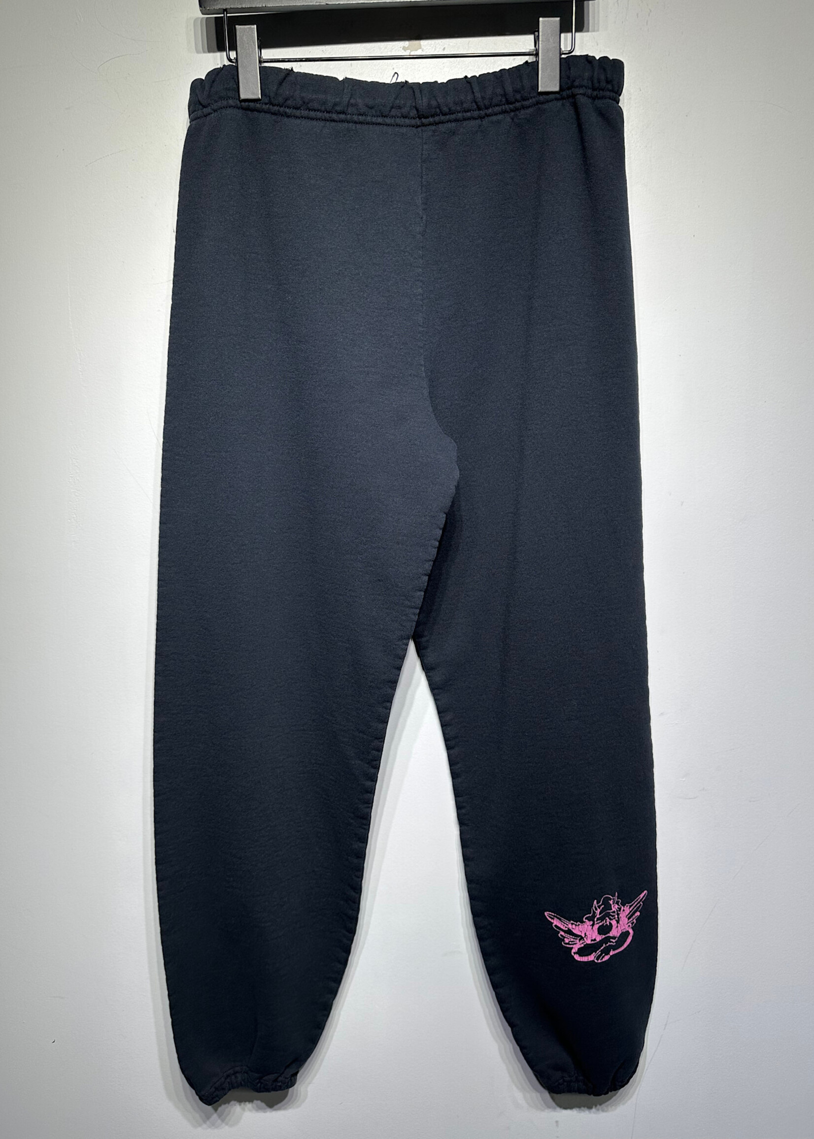 BOYS LIE BLACK SWEATPANTS L