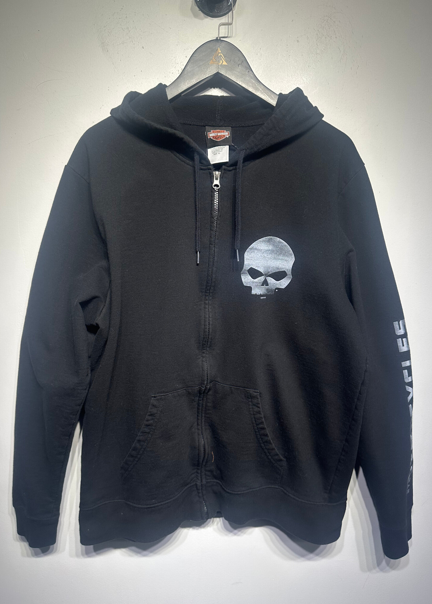 Harley Black Skull Jacket XL