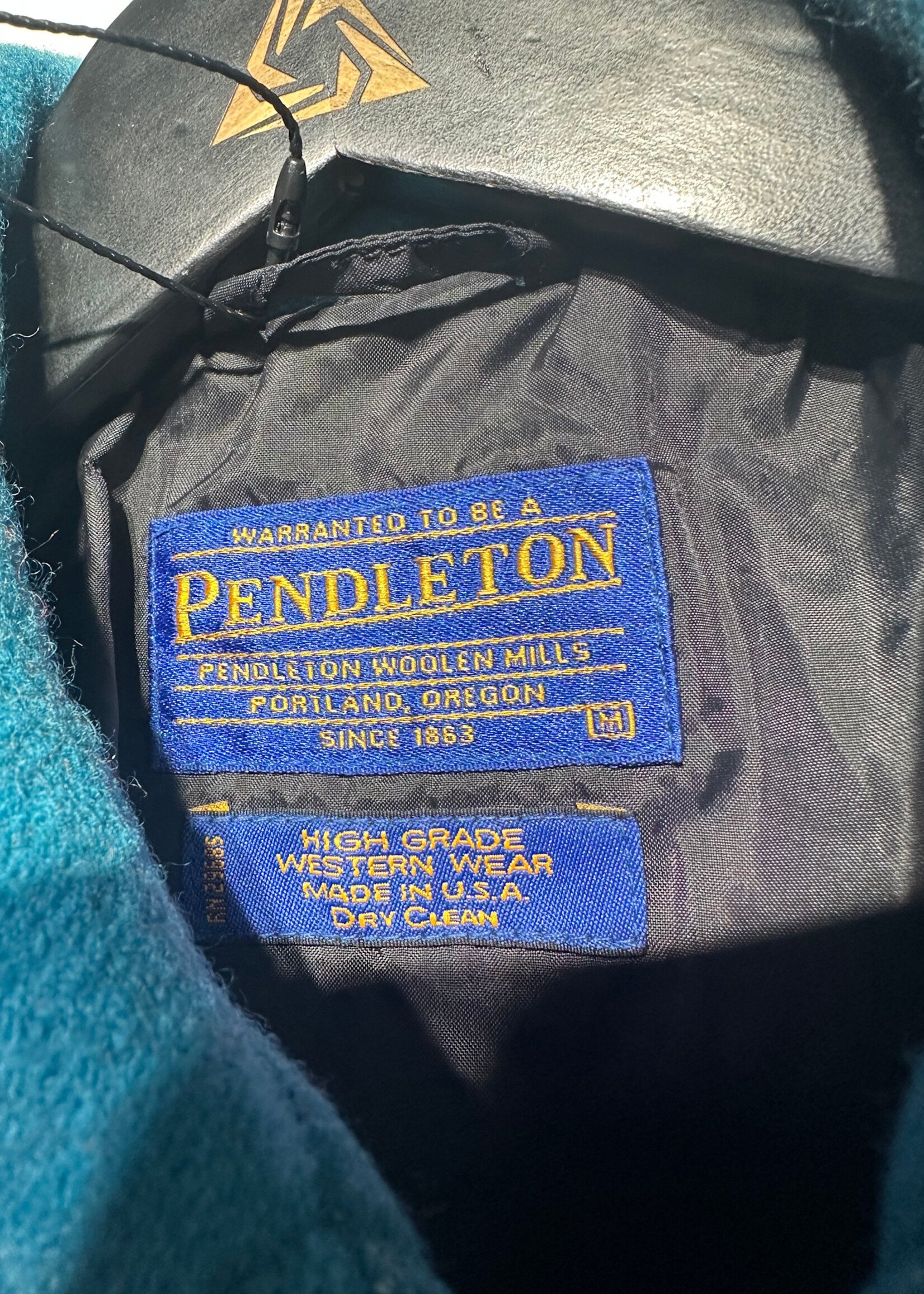 Pendleton Blue Jacket M As Is