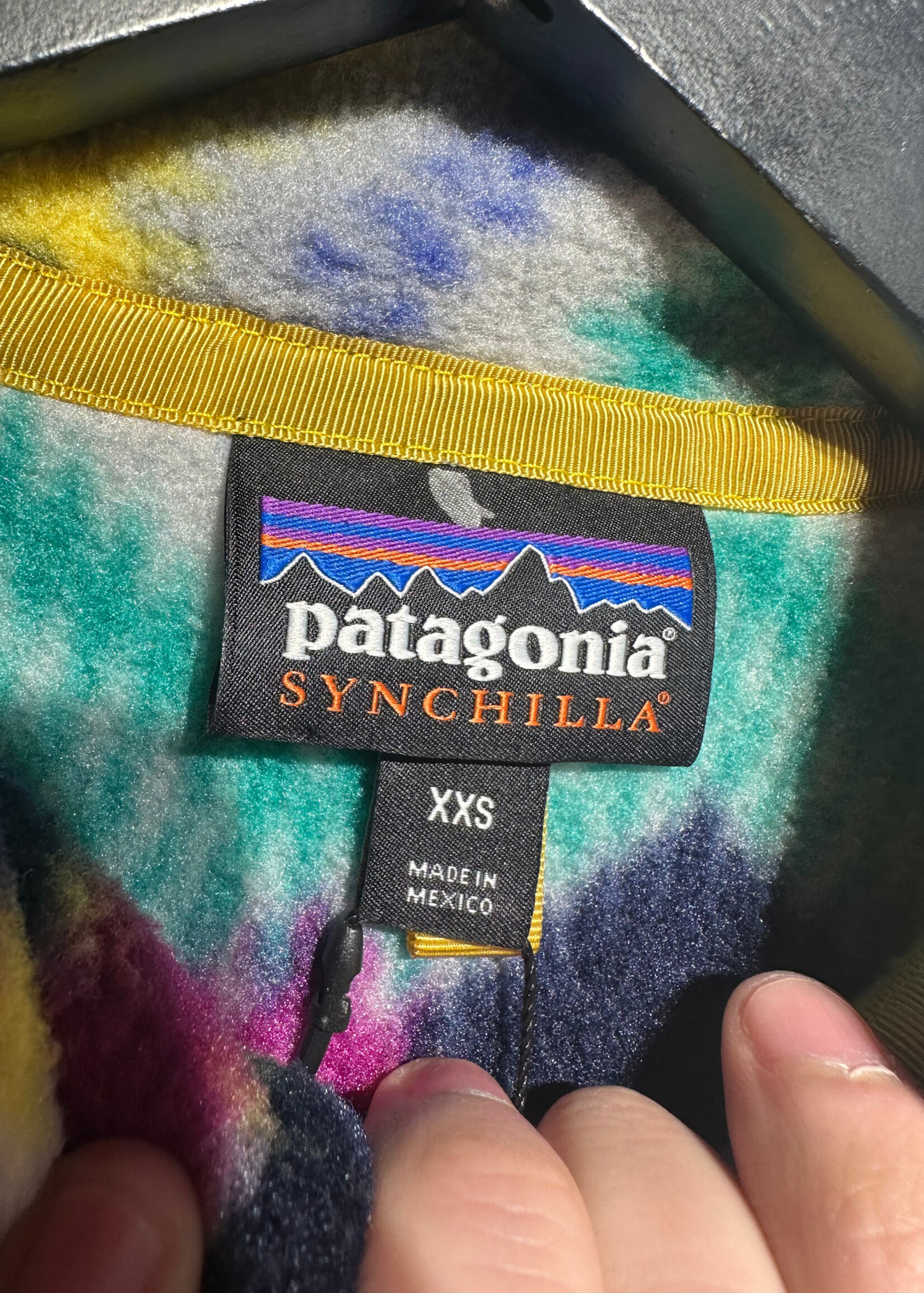 PATAGONIA SYNCHILLA MULTICOLOR FLEECE XXS