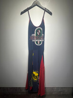 NO LABEL DIY PATCHWORK T SHIRT DRESS S