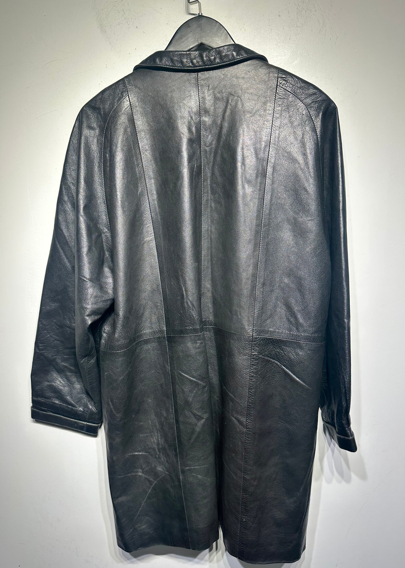 Fantazia Black Leather Jacket M