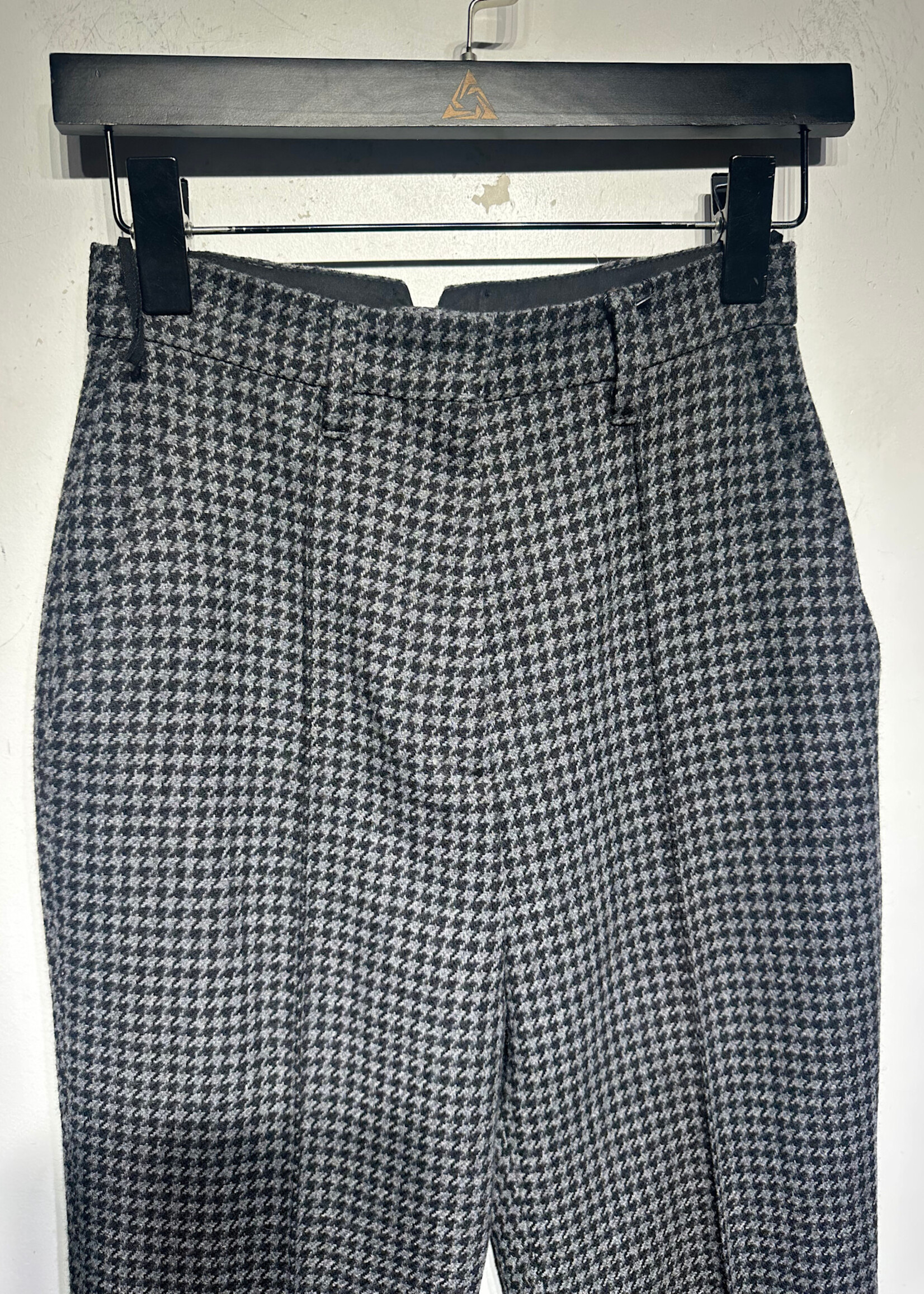 NANUSHKA BLACK HOUNSTOOTH PANTS 25