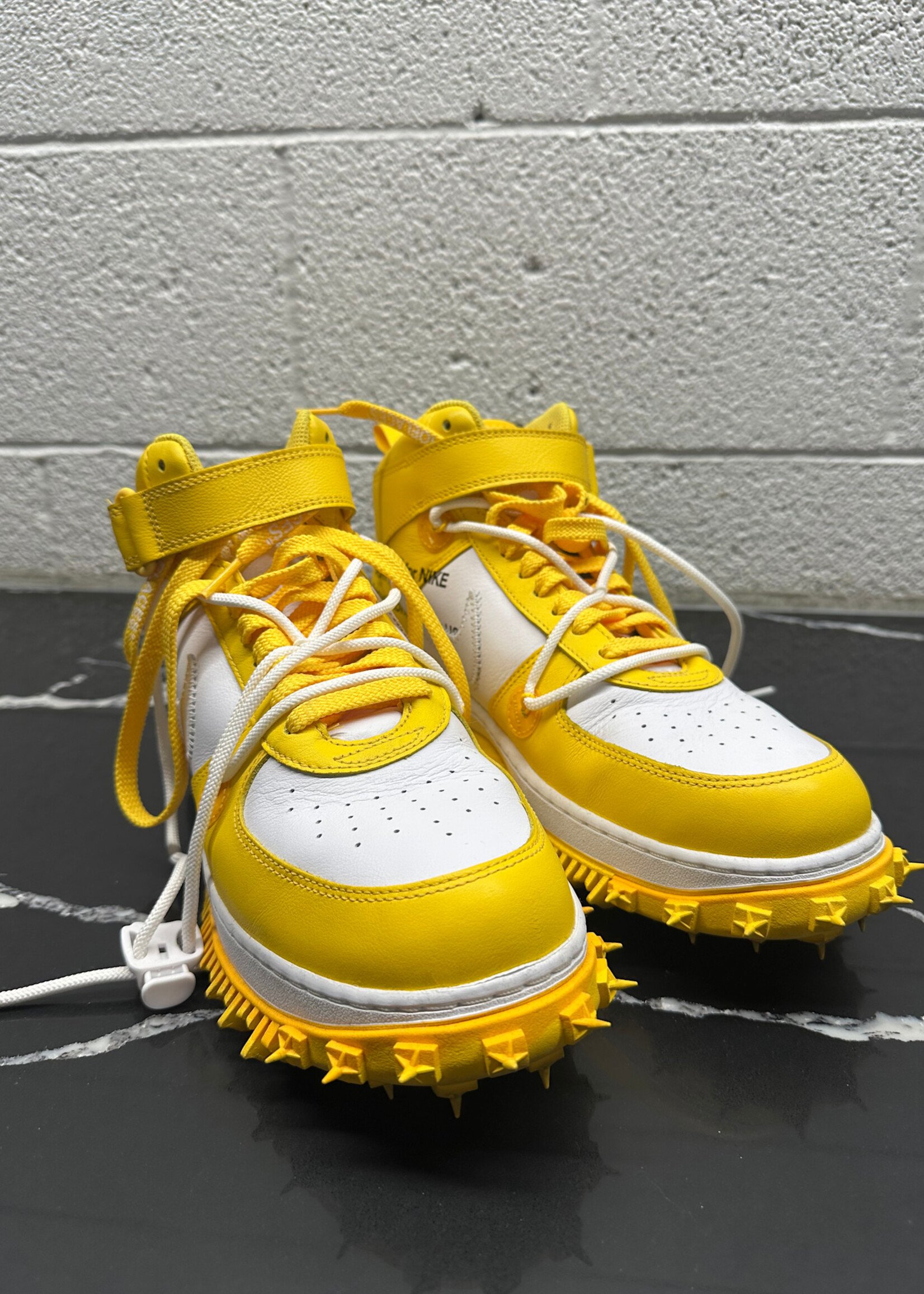 Nike Off White Yellow AF1 Masc 10.5