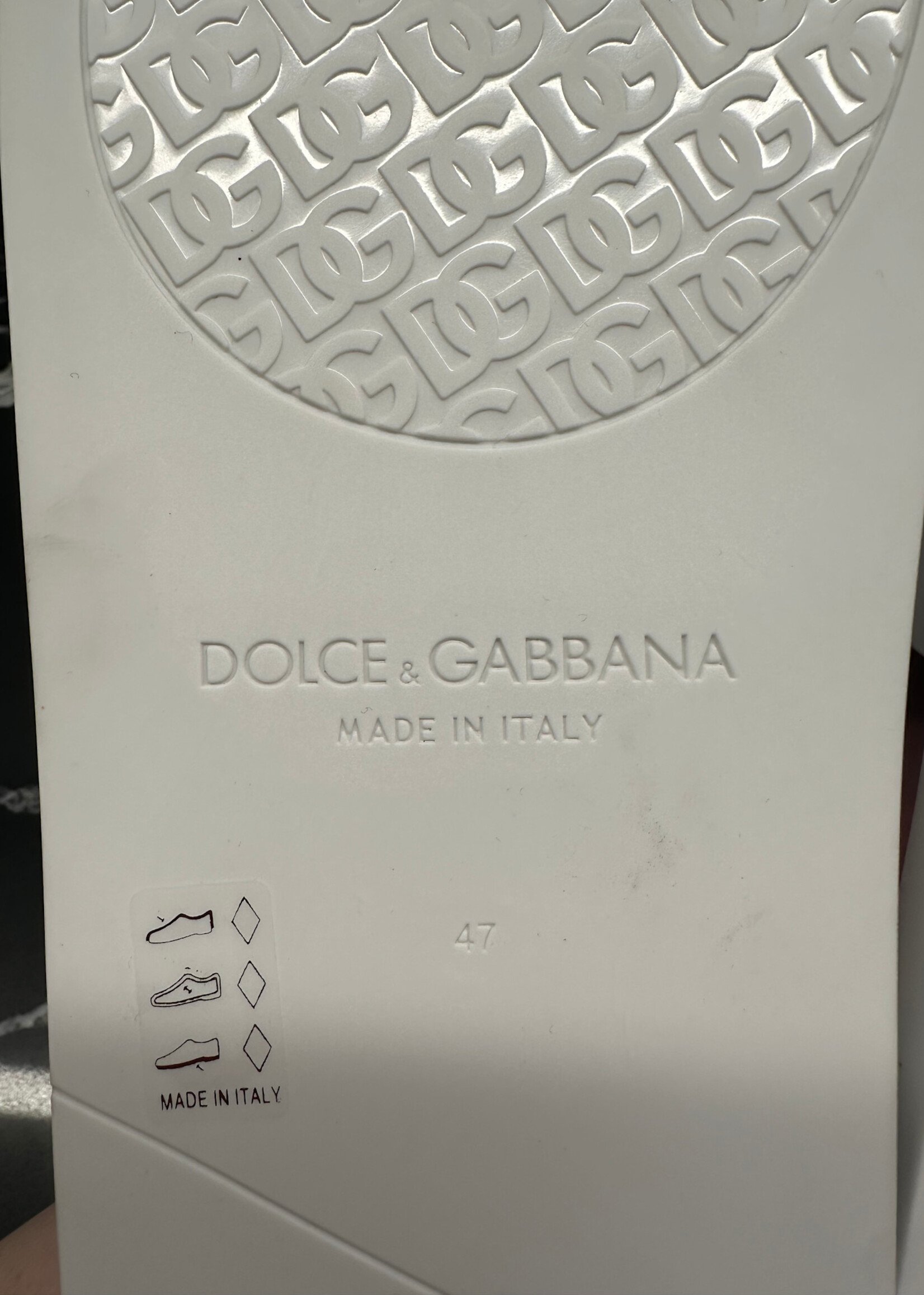 Dolce & Gabbana White Logo Slides Masc 14