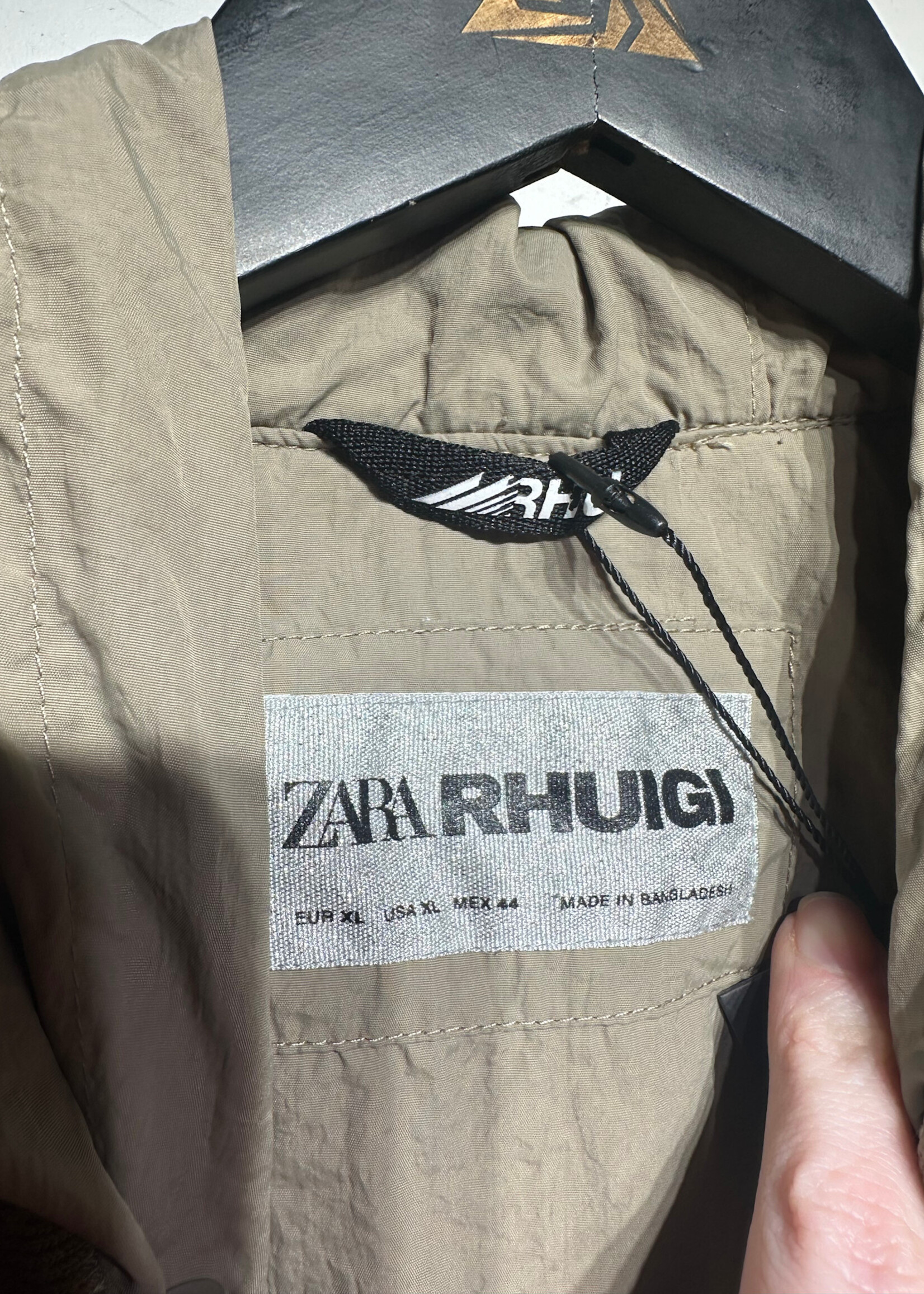 Zara Rhuigi Tan Hooded Sweater XL