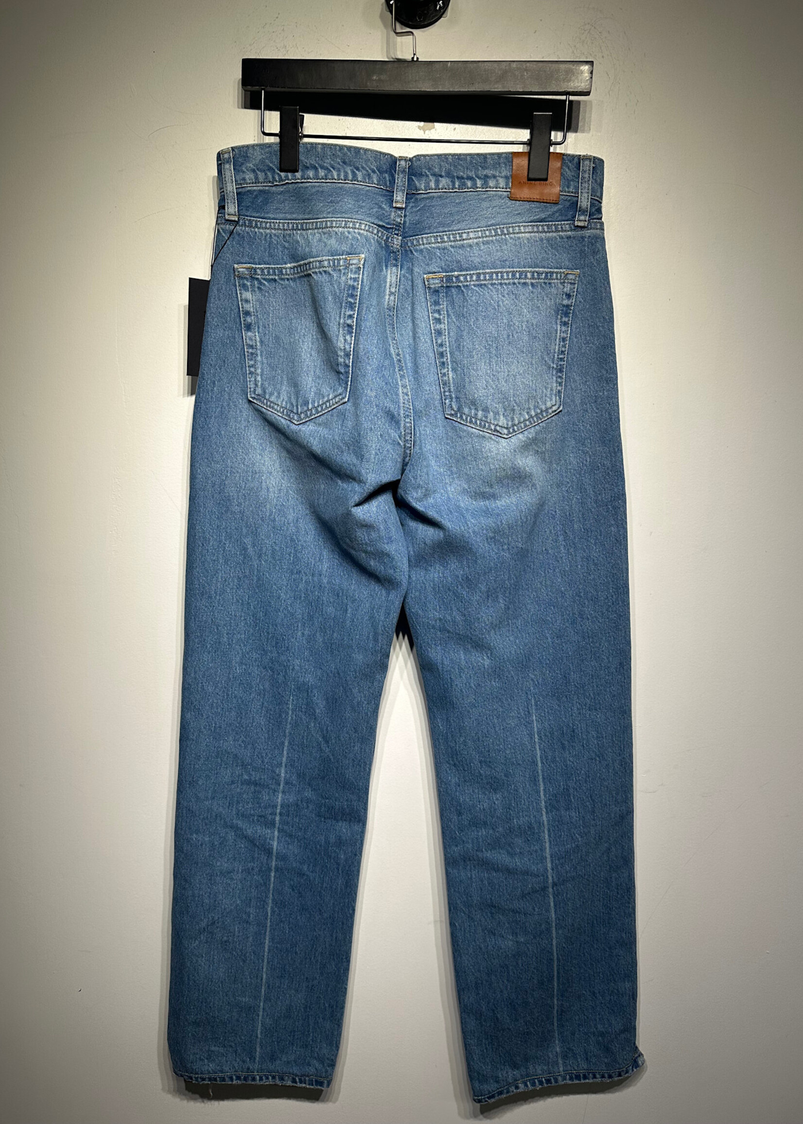 Anine Bing Mid Wash Wide Leg Jean Fem 29