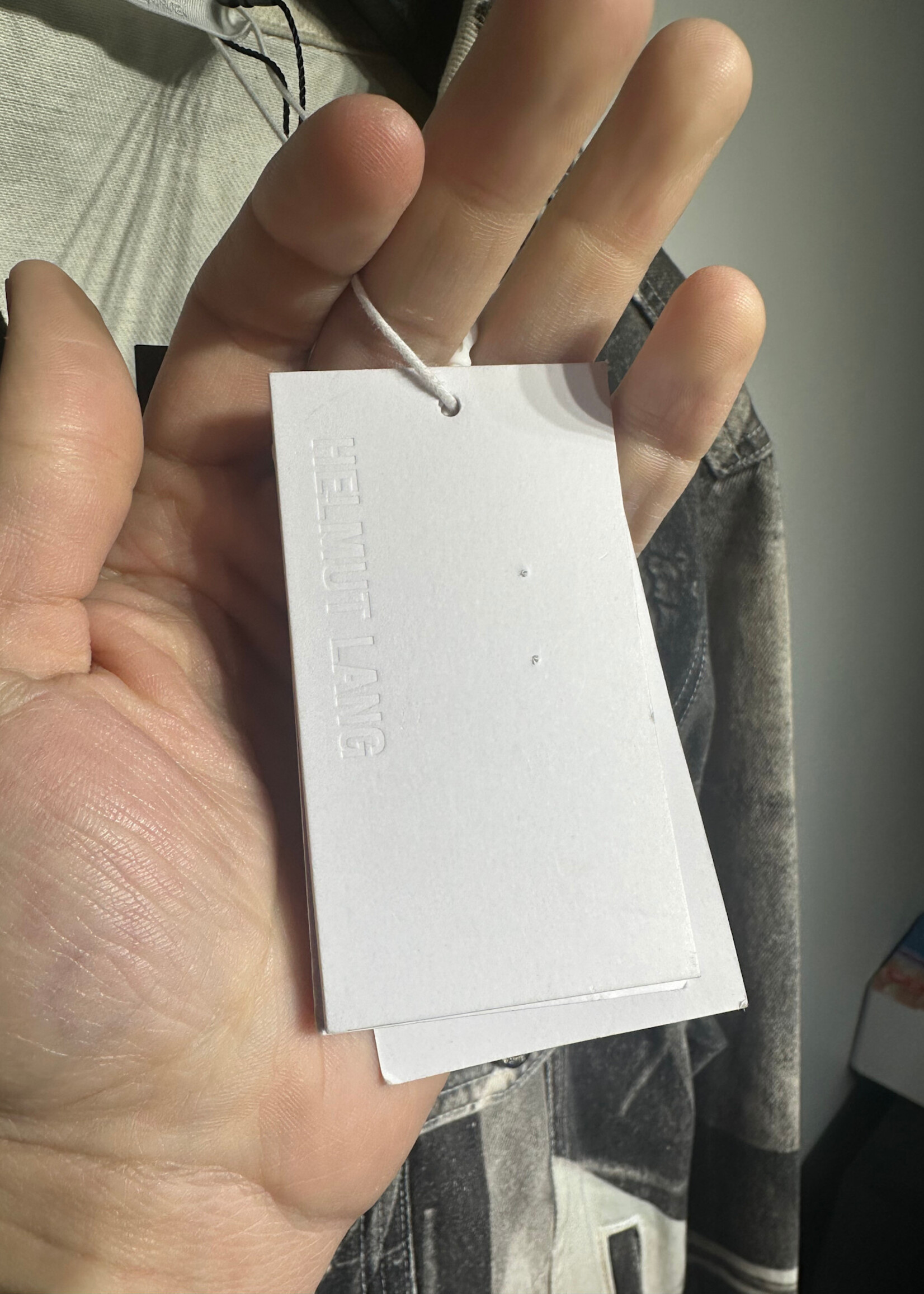 NWT HELMUT LANG CAR PRINT JACKET MASC M