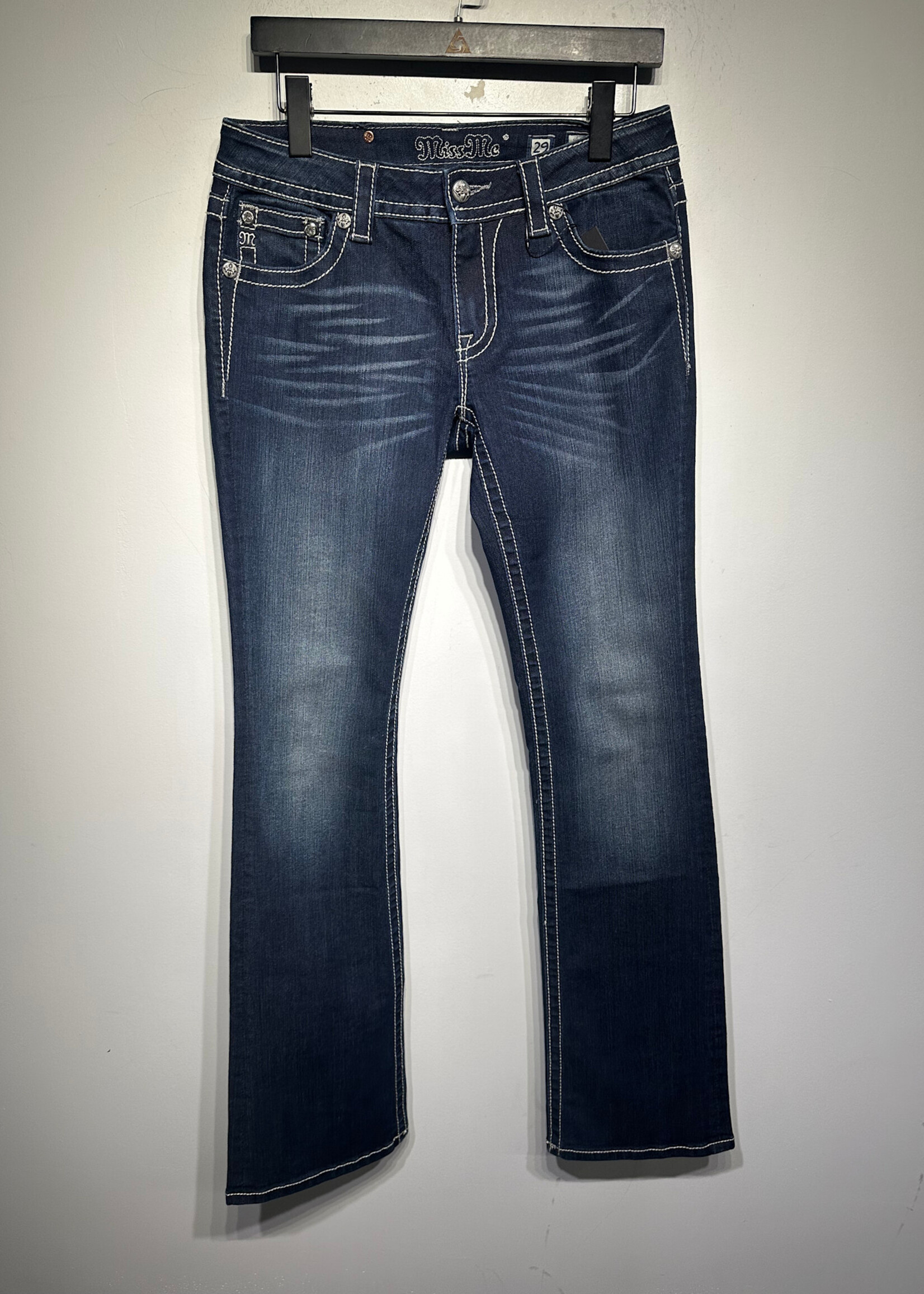 Miss Me Embellished Pocket Jeans Fem 29