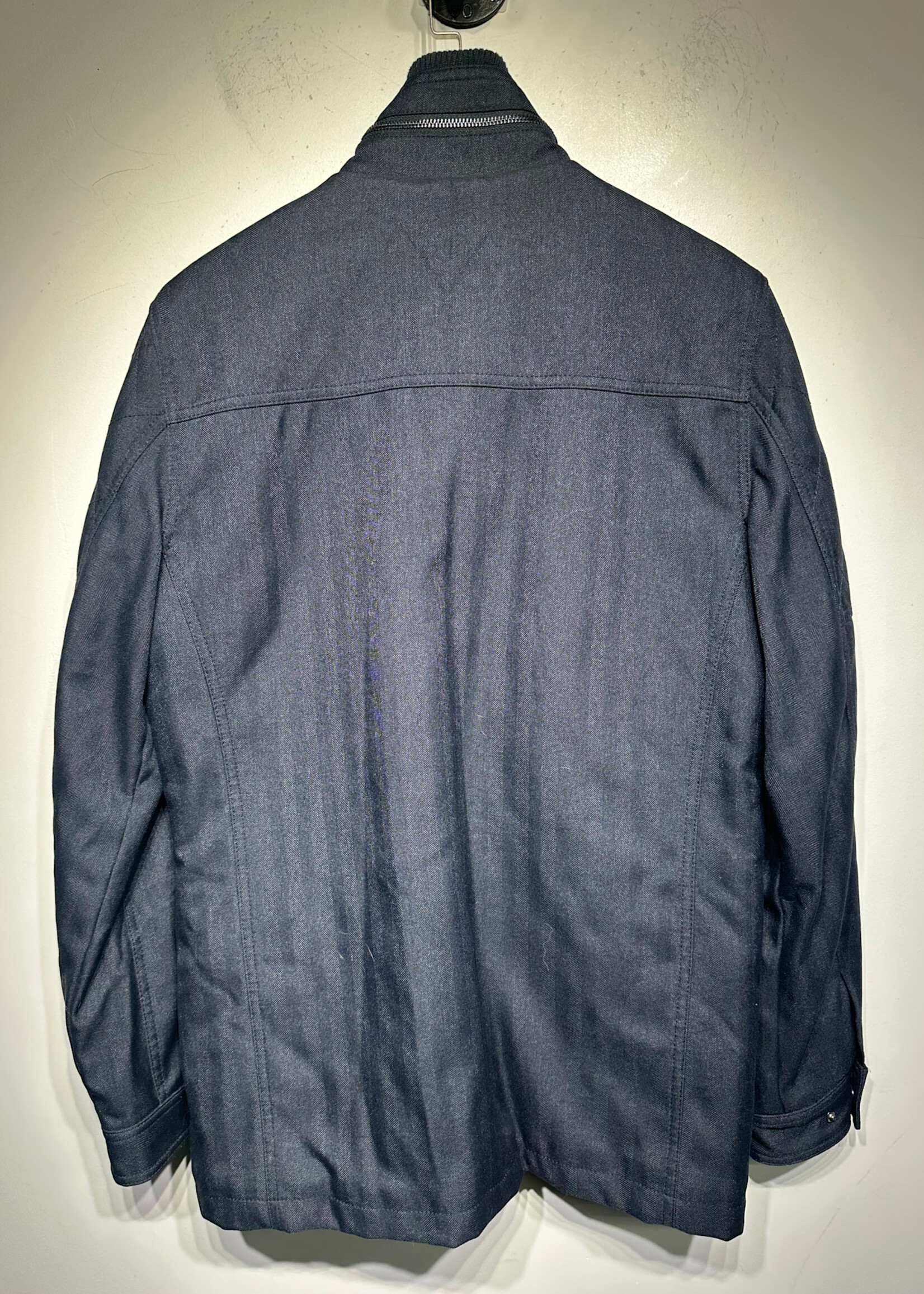 Guess 2010s Navy Blue Mid Length Jacket S