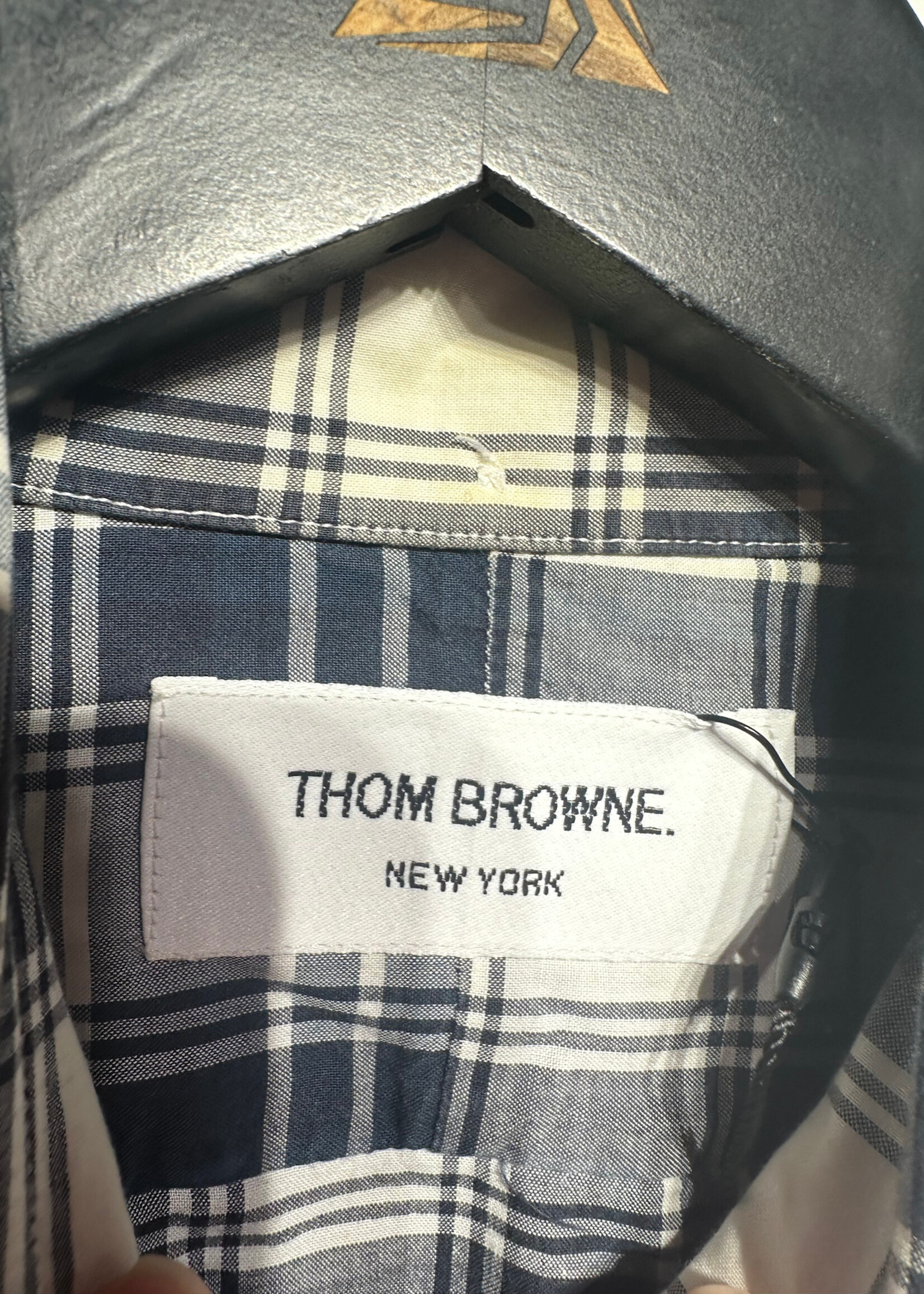 Thom Brown Blue Check BU M/L AS IS