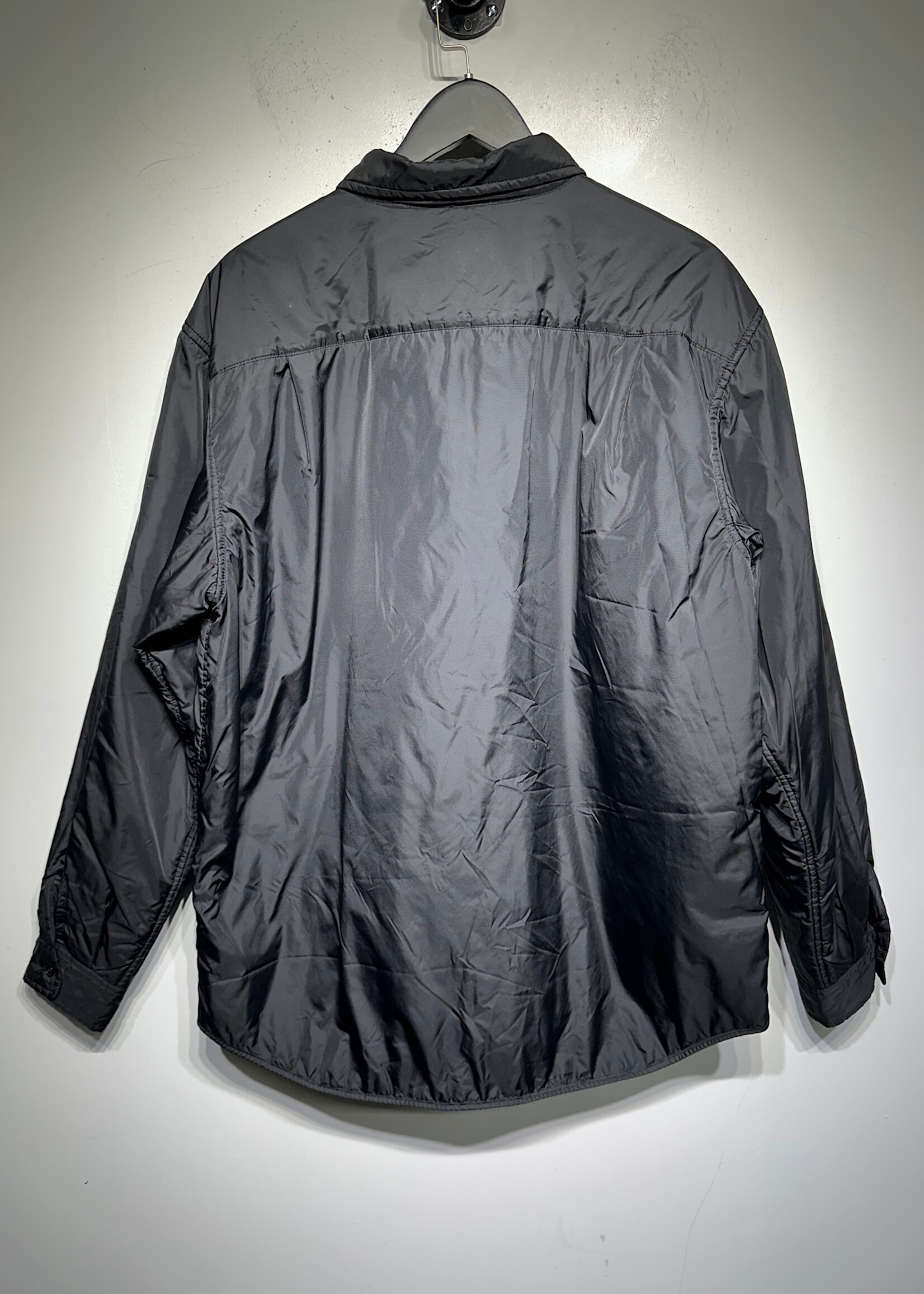 Supreme Black Quilted Nylon Windbreaker XL