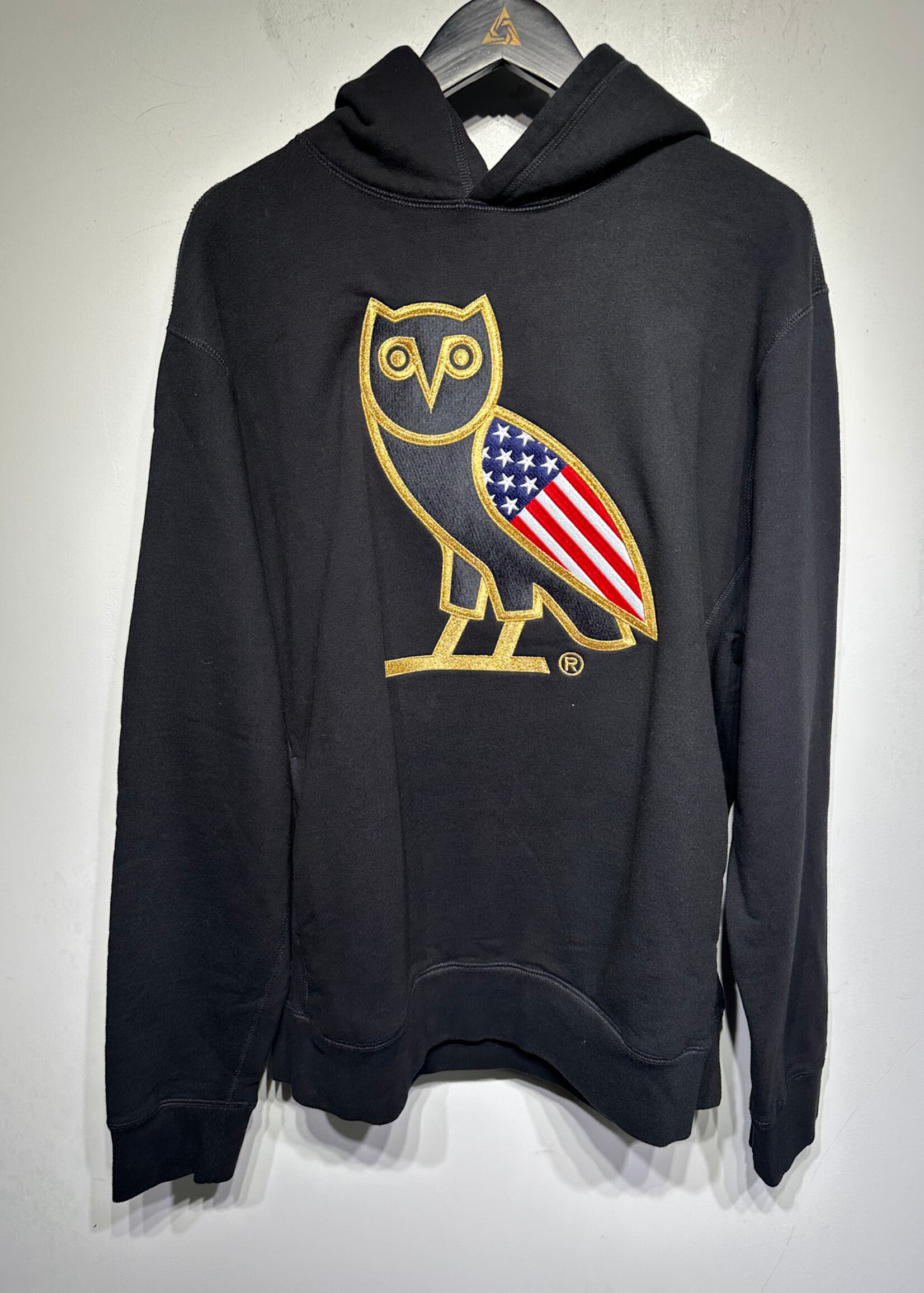OVO USA FLAG HOOIDE 2XL