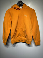 Stussy Orange Hoodie Fem S