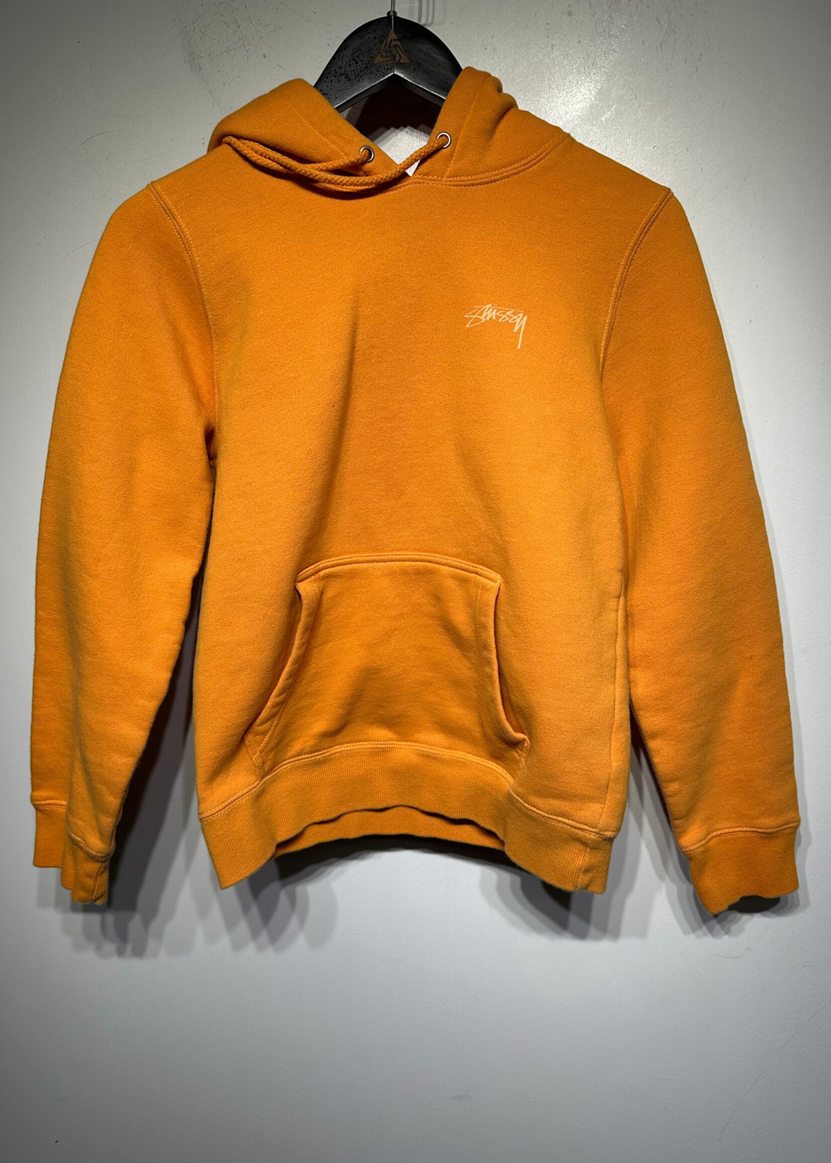 Stussy Orange Hoodie Fem S