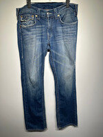True Religion Two Tone Straight Leg Jean Masc 34