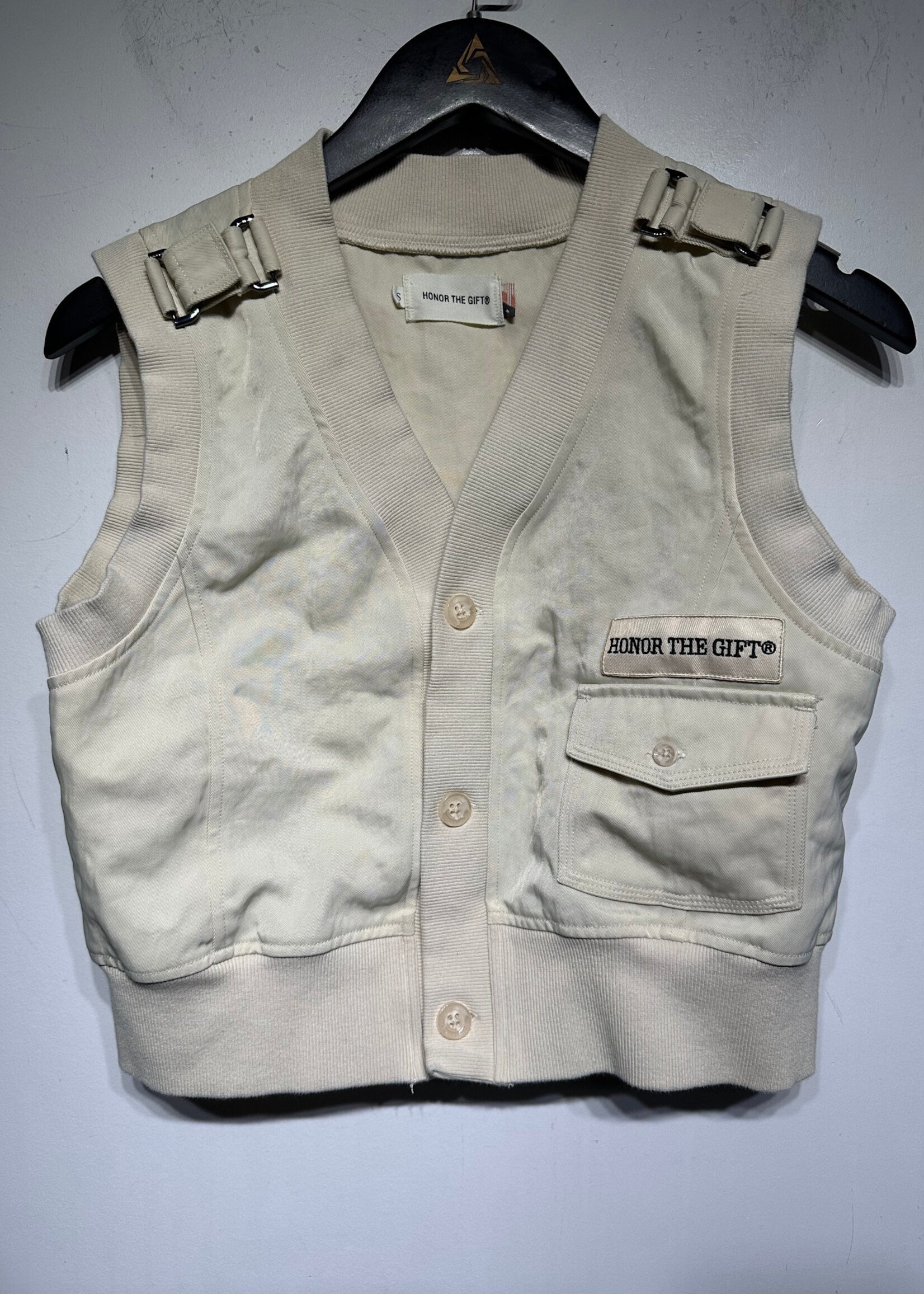 Honor The Gift Cream Vest Fem S