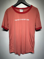 Helmut Lang Copyright Red Ringer Tee Masc L AS IS