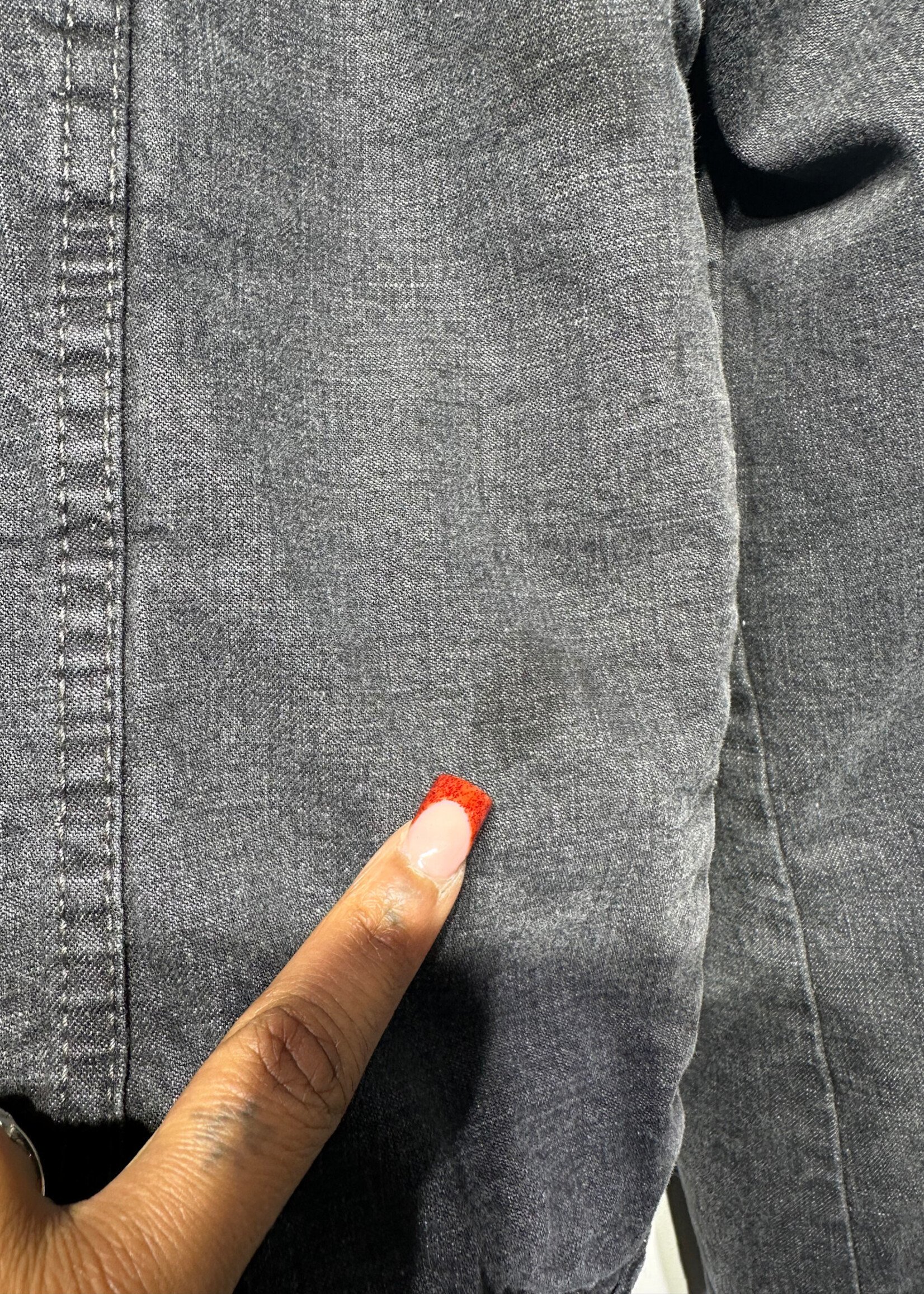 Diesel 00s Sherpa Lined Denim Jacket Fem L AS IS