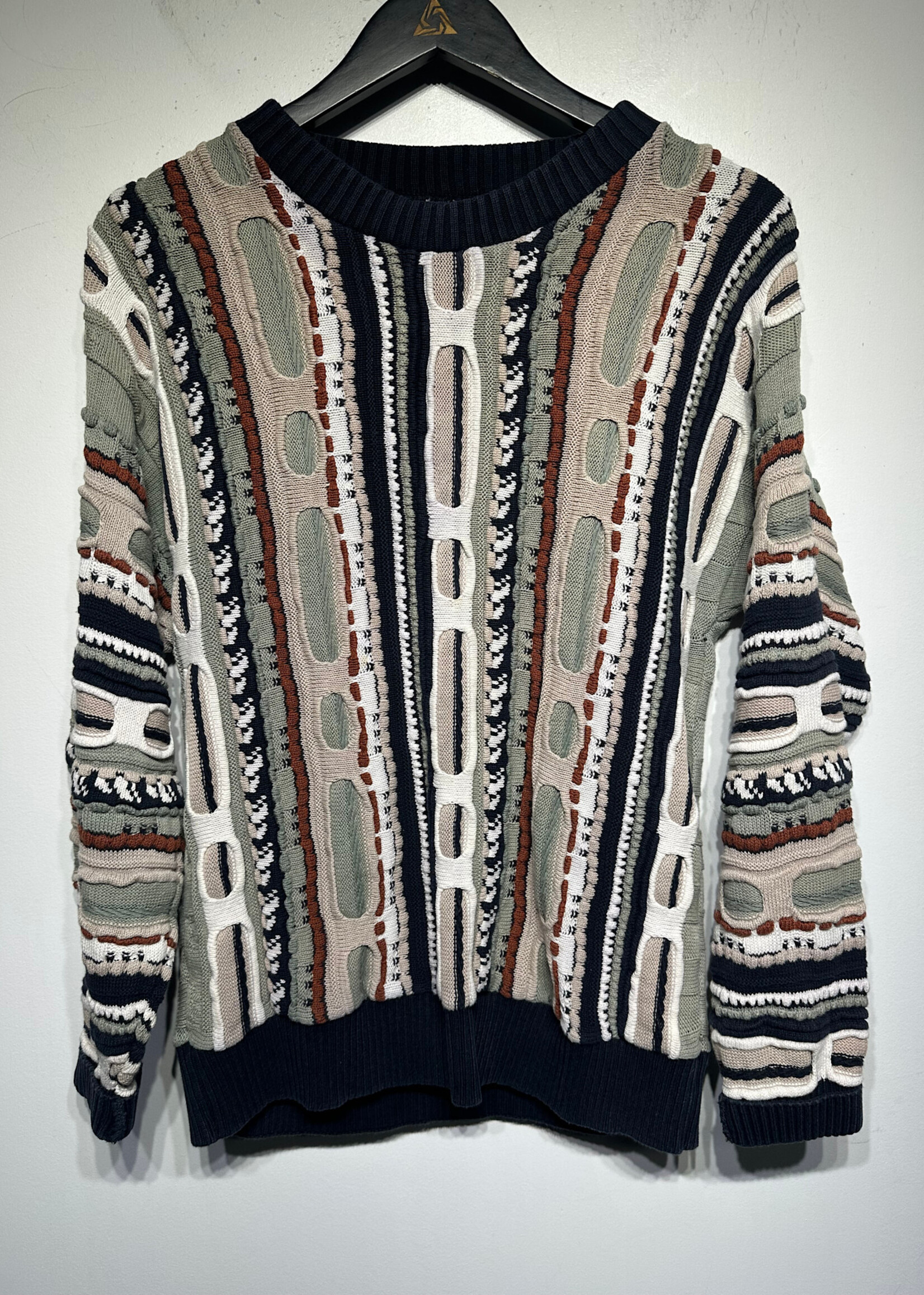 American Priority multi color knit sweater S