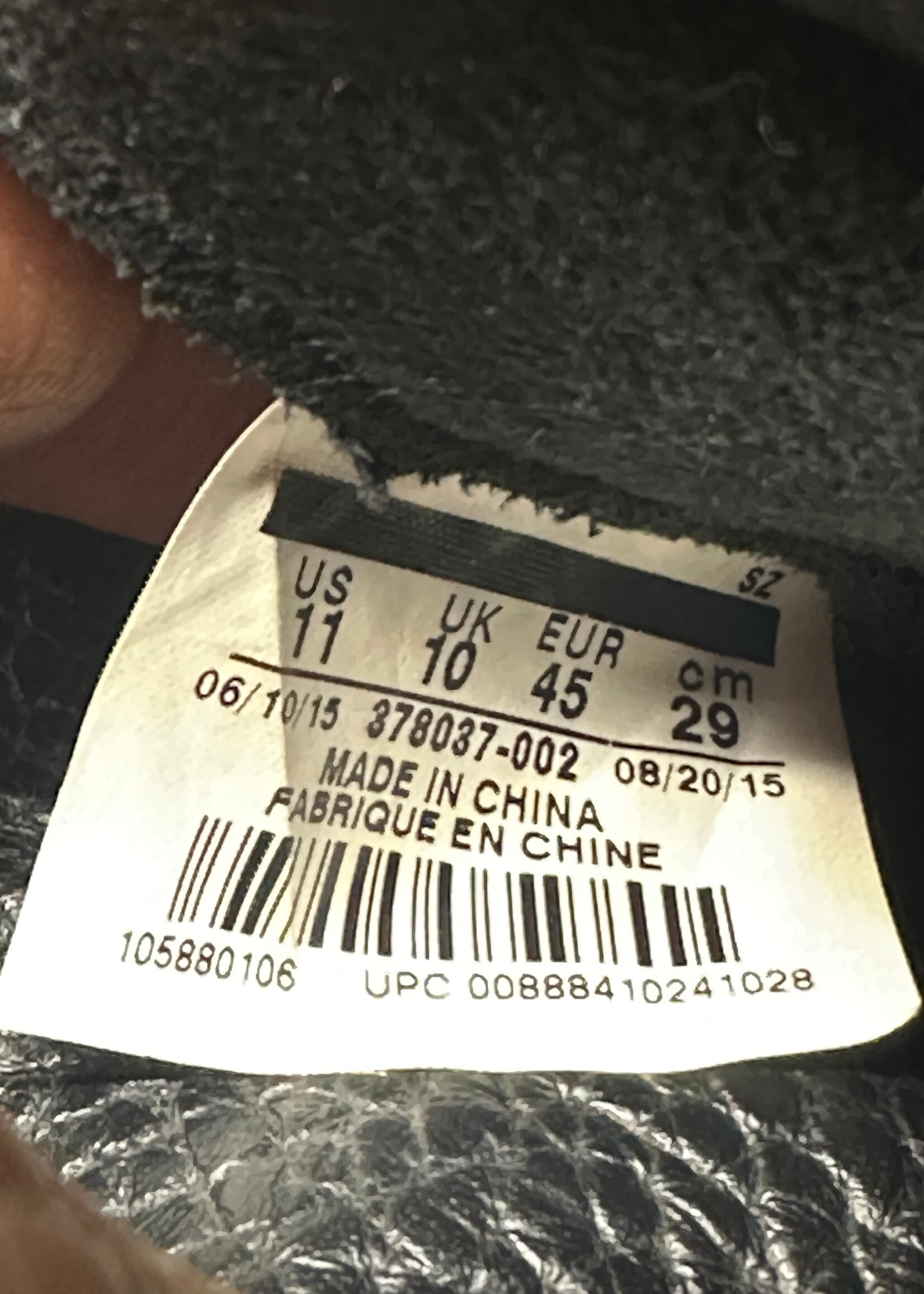 Jordan 11 Hi 72-10 Masc 11